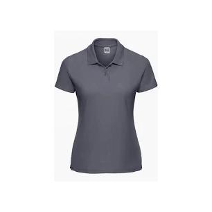 Ladies seal grey premium Polo  c/w logo